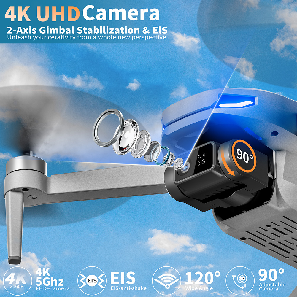 GPS Drone with Camera for Adul - Drone Gimbal 2 Axis recensie en prijs