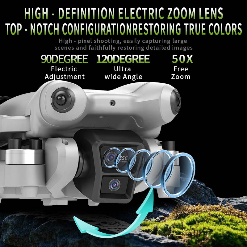 S101 Drone 8K HD Professinal D - Drone Gimbal 3 Axis recensie en prijs
