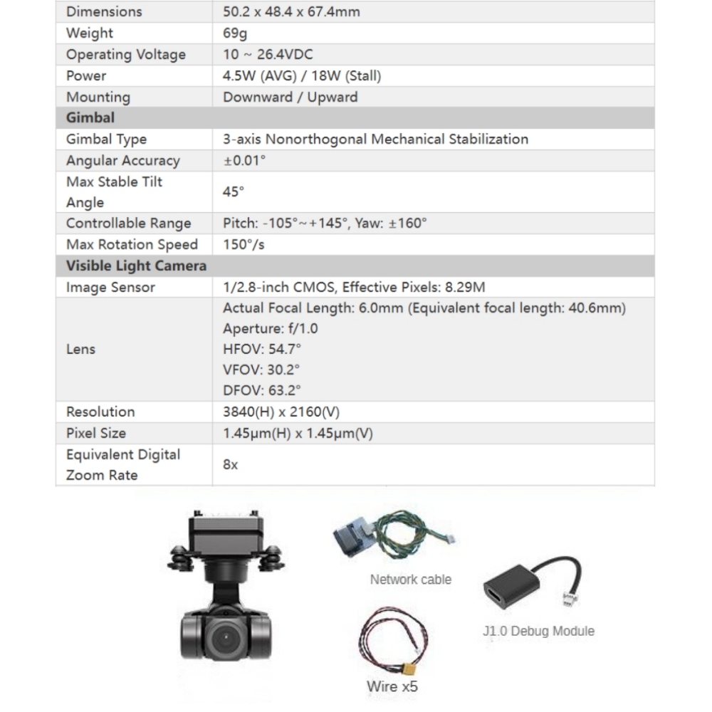 NCZOBOE Supports Network/UART/ - Drone Gimbal 3 Axis recensie en prijs