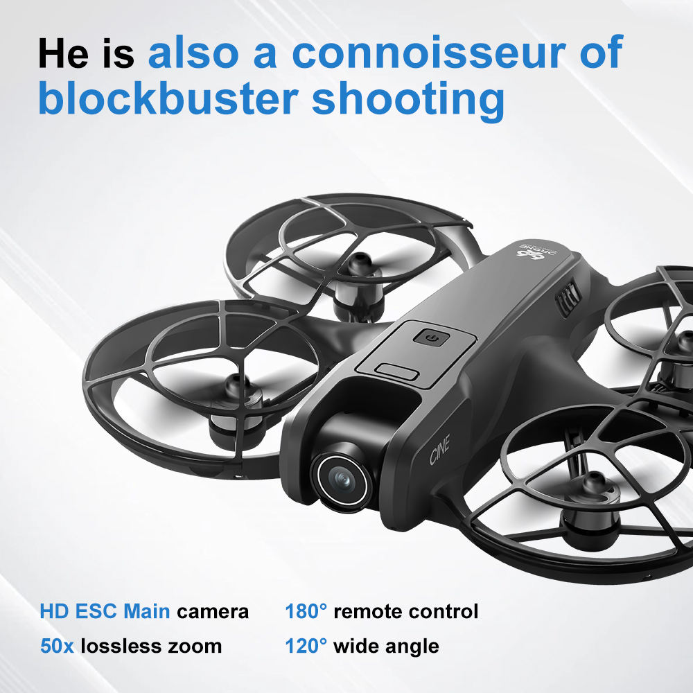 V666 Foldable Mini Drone 4K Du - Drone Gimbal Brushless recensie en prijs