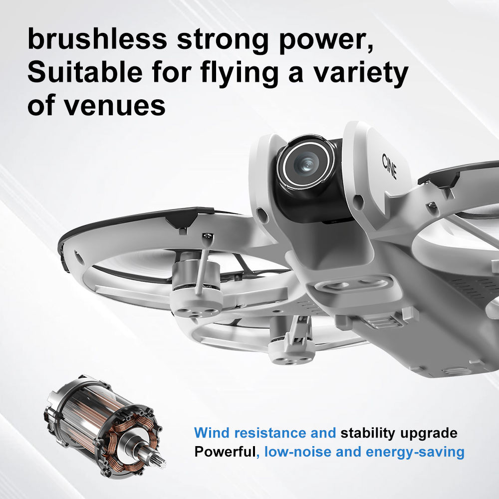 V666 Foldable Mini Drone 4K Du - Drone Gimbal Brushless recensie en prijs