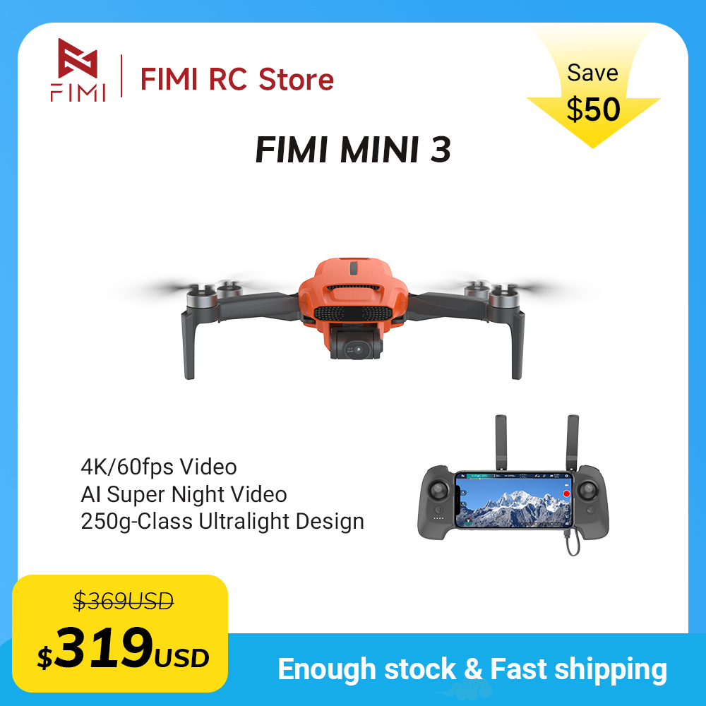 FIMI MINI 3 Camere drone 4K 60 - Drone Gimbal 3 Axis recensie en prijs