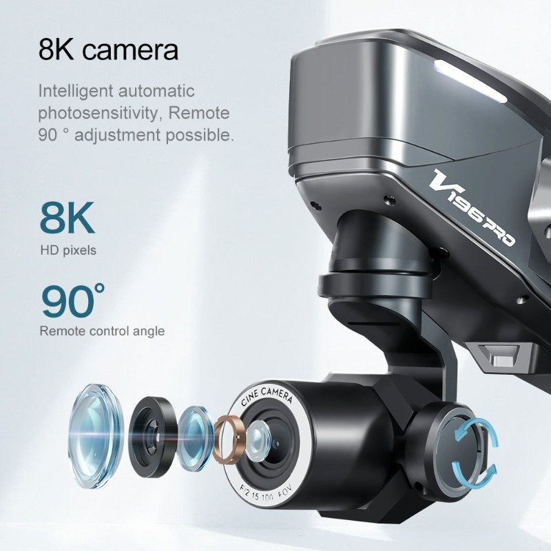 2025 V196 Automatic Obstacle A - Drone Gimbal 2 Axis recensie en prijs